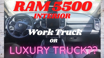 Full Interior Review of my 2019 RAM 5500 Laramie Truck. RV Camper Overland Off Road HD Dodge 4x4