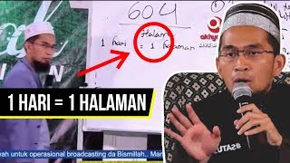 TRIK! Metode Hafal Qur'an 1 Hari 1 Halaman - Ustadz Adi Hidayat LC MA