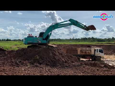 รถแม็คโครKOBELCO-SK200ตักดินขุ