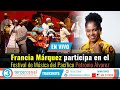 Francia Márquez participa en el Festival de Música del Pacífico Petronio Álvarez