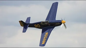 P-51C Thunderbird Mustang Flybys and Aerobatics Reading PA World War 2 Weekend Sunday June-08-2025