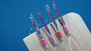 How To Tie Mackerel Feather Rigs, Holographic sea fishing Lures