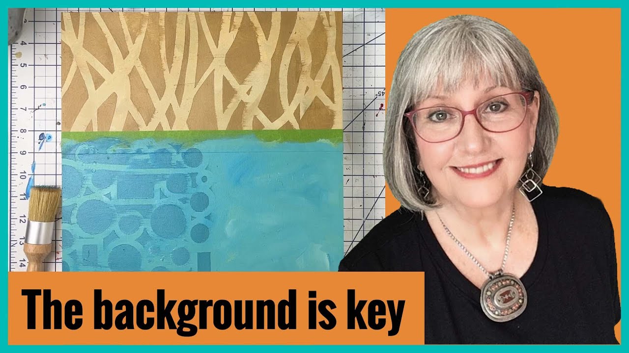 Part 1 Painting a Background – Kick Off This Amazing Collage Journey!