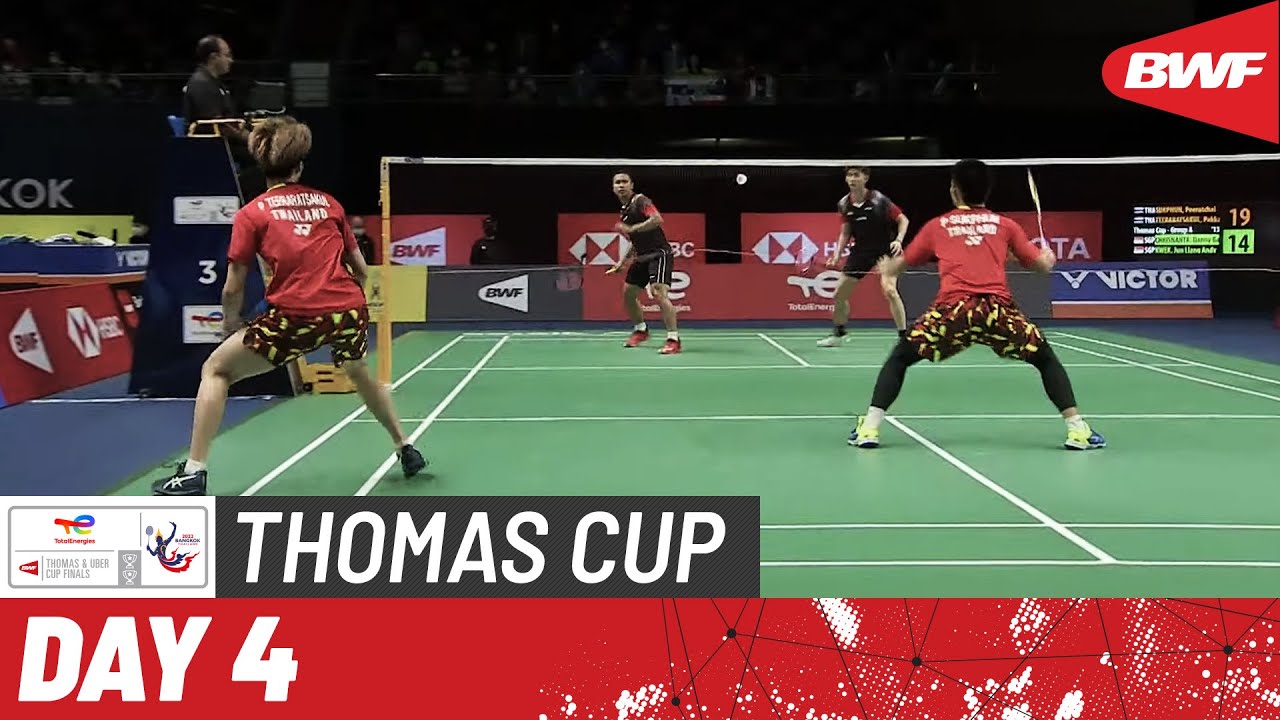 BWF Thomas Cup Finals 2022 Thailand vs