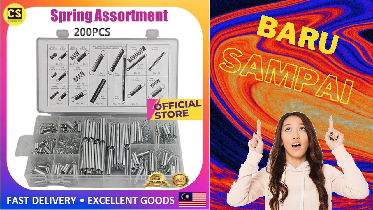 Shoppee Compression Spring Shopee Haul Malaysia Spring Assortment Set Compression Extension ...