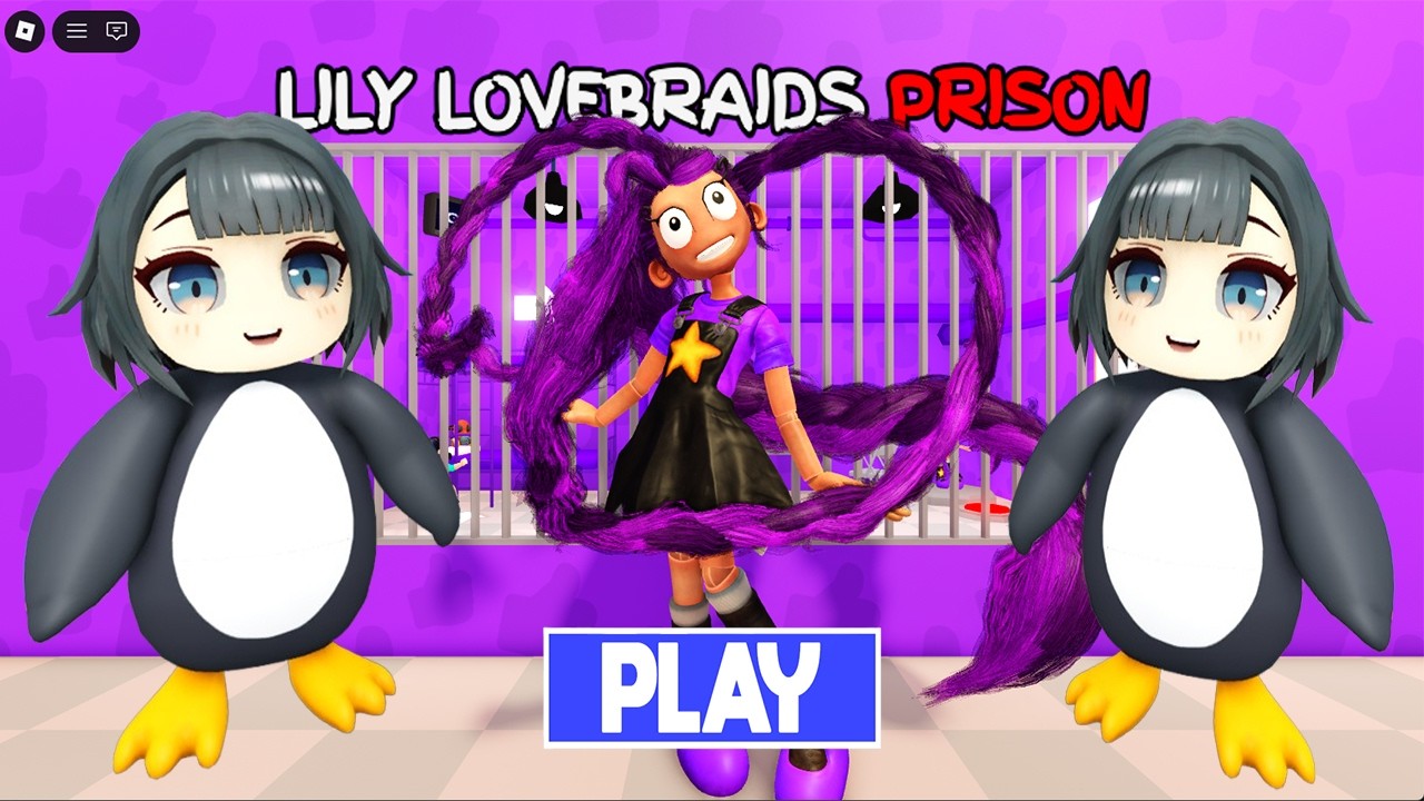 escaping-as-gugugaga-penguin-in-lily-lovebraids-prison-run-obby