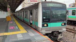 JR常磐緩行線E233系2000番台東マト10編成 亀有駅発車