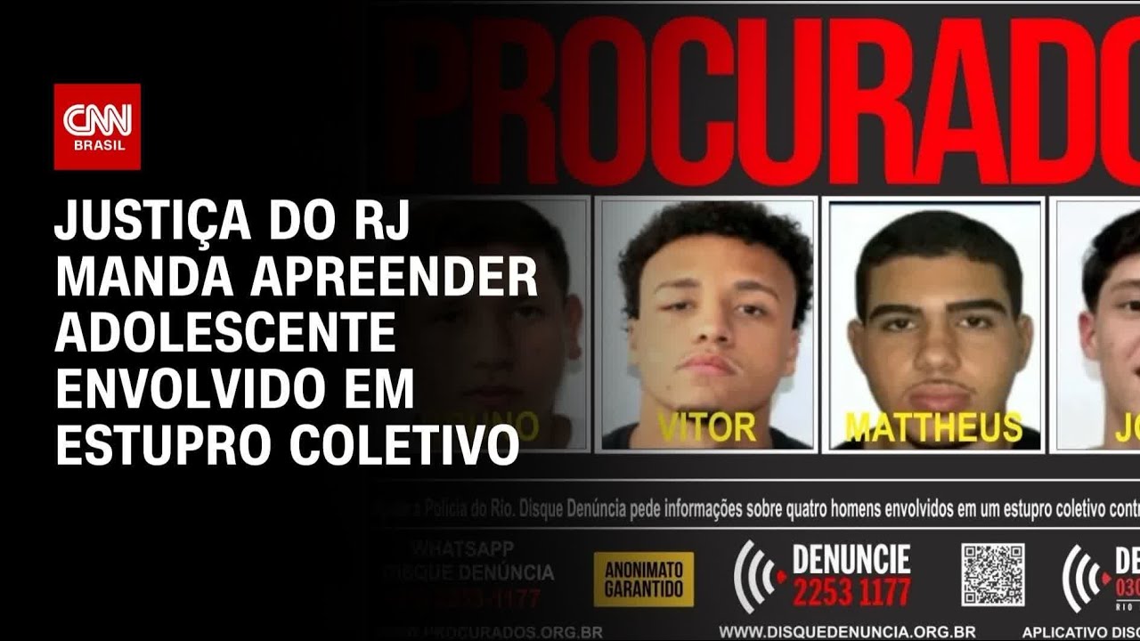 Estupro coletivo em Copacabana: Justiça do RJ manda apreender adolescente | CNN NOVO DIA