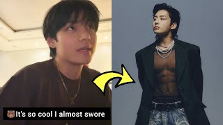 TAEHYUNG Reacts to Jungkook 3D! 'GOLDEN' Concept Photo - Shine l 방탄소년단 2023