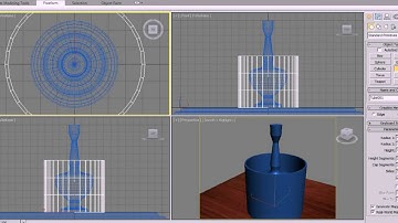 3DS Max Tutorial - Model and illuminate a table lamp with Vray in 3DS Max