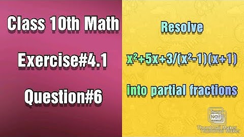 Resolve x²+5x+3/(x²-1)(x+1) into partial fractions.