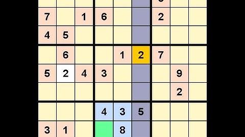 How to Solve Los Angeles Times Sudoku Expert June 20, 2022