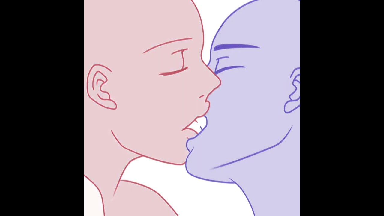 How to Draw People Kissing 🙈 Sexy Couple Poses 