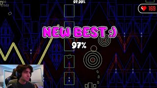 Doggie's Full 97% Run on GRIEF #geometrydash #gd 