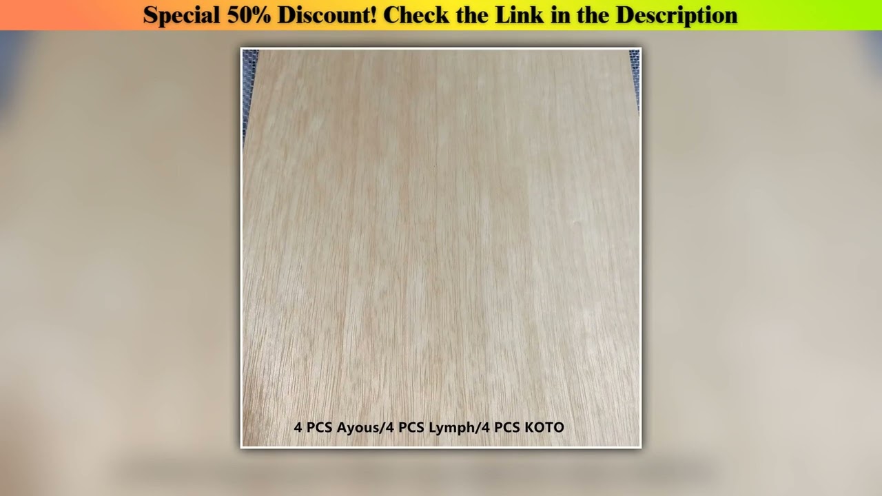 Best 12 Pieces Lymph/ KOTO/ Ayous Wood Combination For DIY Table Tennis Blade Bottom Plate Surface•