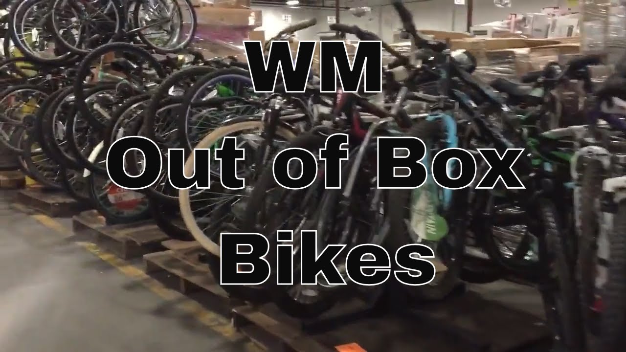 WM Department Store Return Out of Box Bicycles