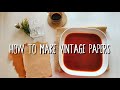 How to make vintage papers  well wisher diy  malayalam 