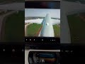 Rare view camera take off in qatar airways  berlin airport