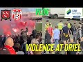 Fans fight with garda  last minute equaliser  dundalk vs derry  loi vlog