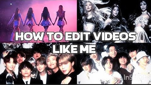 How I Edit myh videos!✨🦋