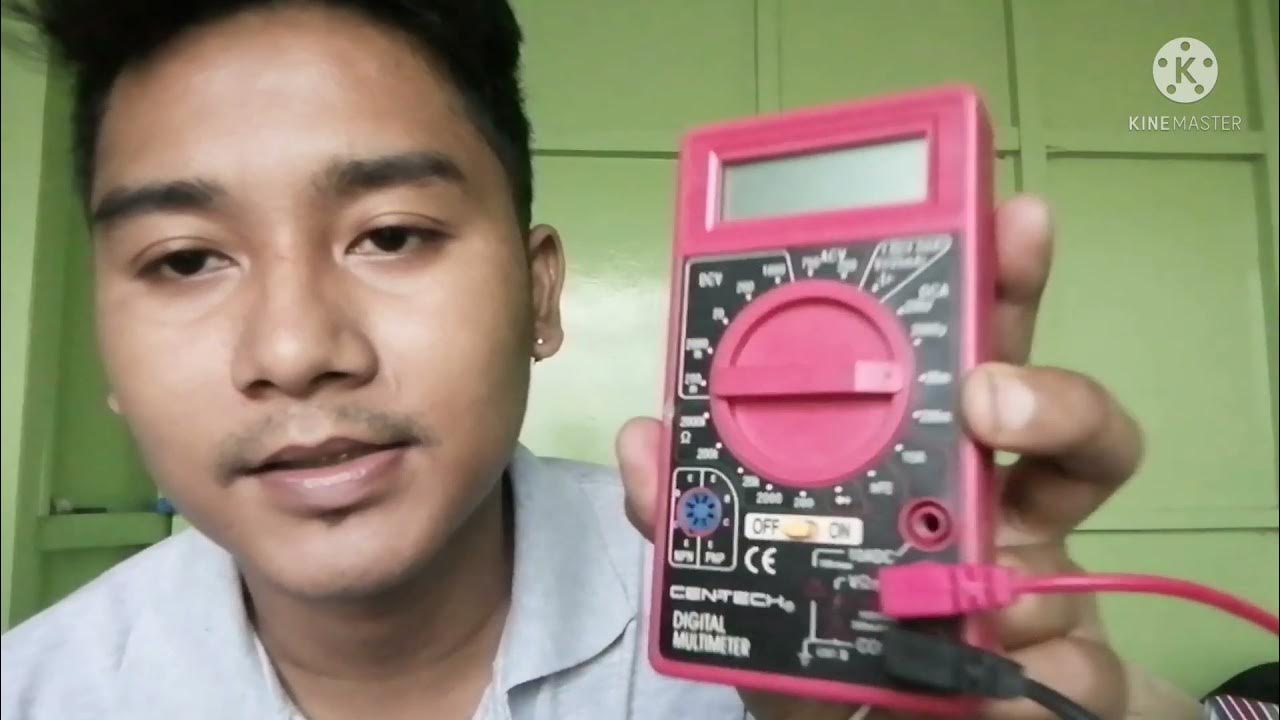 Paano gamitin ang Digital Multimeter Tester sa pagtest ng AC,DC at