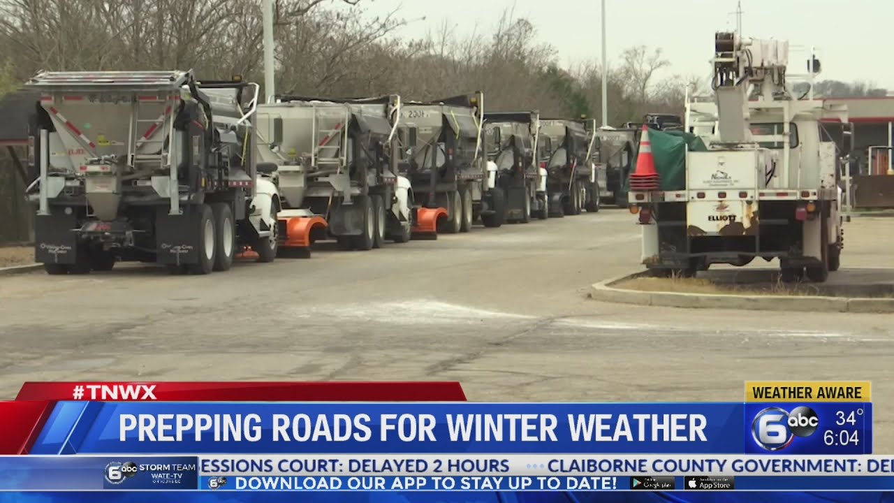 TDOT prepping roads for winter weather - YouTube