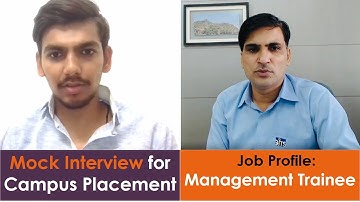 MBA Mock Interview I Campus Interview I Campus Placements I Arvind Singh Pemawat