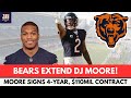 BREAKING: Chicago Bears Extend DJ Moore to a 4-Year, $110mil Contract!