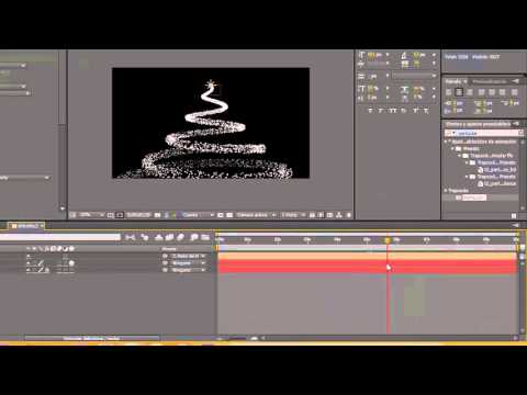 After Effects Ejemplo con Particular y Optical Flares