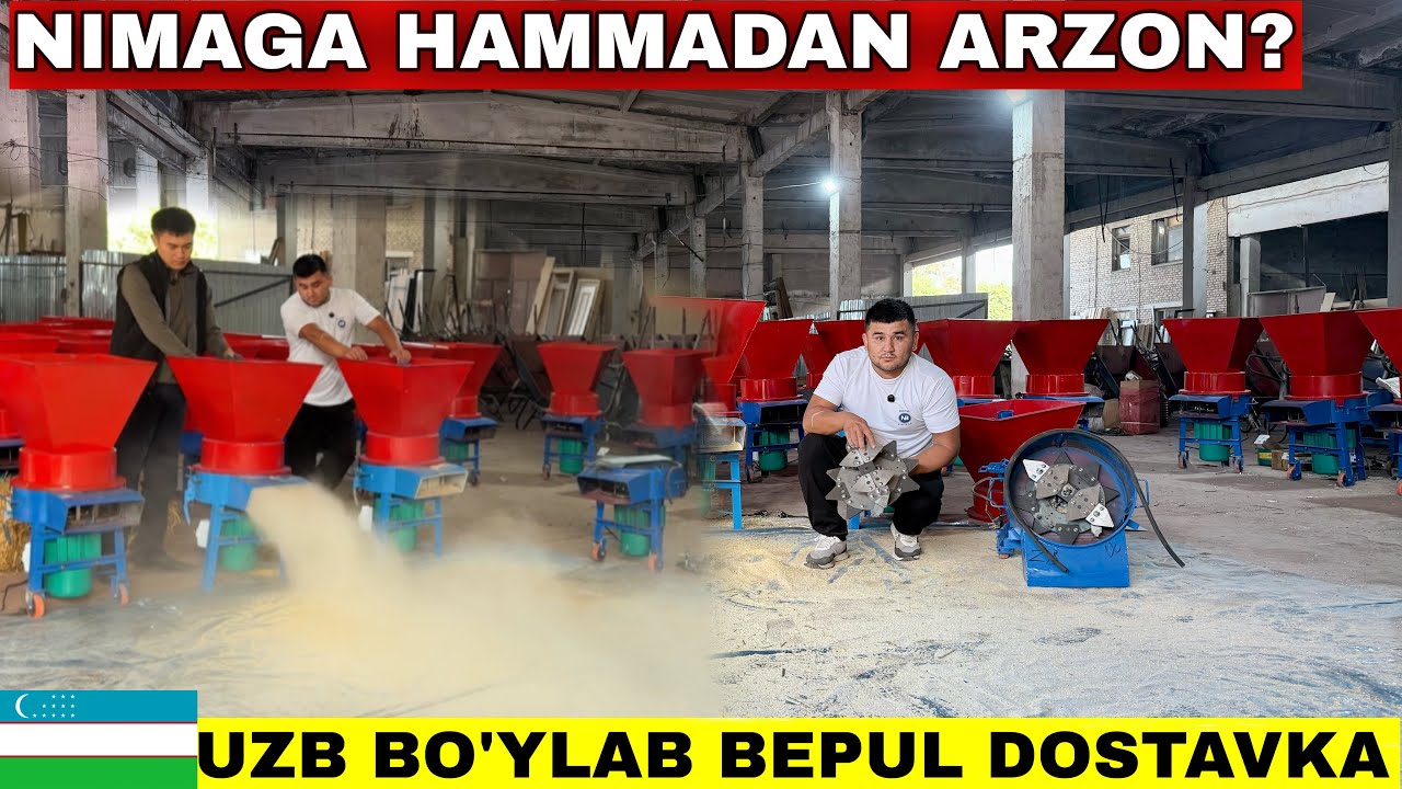 Бу Усталар Хаммани Хайрон Колдирди Супер Арзон Нархда Универсал Дробилкалар #2025 #molboqish 