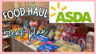 ASDA FOOD HAUL & MEAL PLAN | GROCERY HAUL UK by Mummy Cleans 1,513 views 4 months ago 10 minutes, 15 seconds