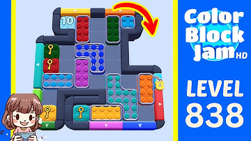 Color Block Jam Level 838 Solution Walkthrough