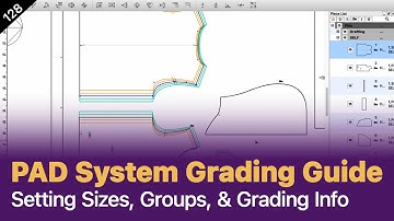 Grading Patterns in PAD System: How to Set Up Sizes and Groups for Mass Production