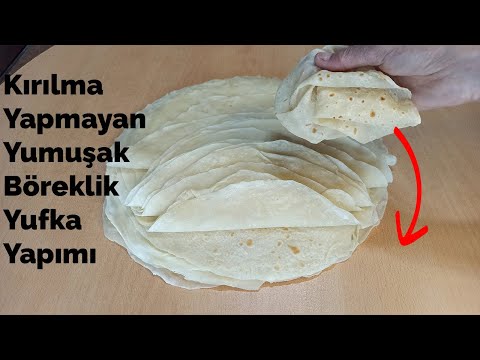 Hazır Yufka Gibi Yaş Yufka Nasıl Yapılır? 