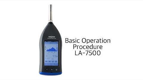 LA-7000 series | Basic operation procedure