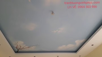 VẼ TRANH 3D VÀ TRẦN MÂY TẠI LỤC BA - ĐẠI TỪ - THÁI NGUYÊN 0964 503 986