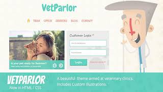 VetParlor - Responsive HTML | Themeforest Website Templates and Themes