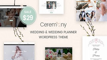 Ceremony - Wedding Planner WordPress Theme | Themeforest Website Templates and Themes