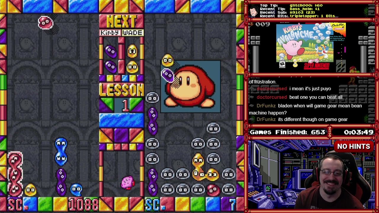 Play Kirby's Avalanche Online, play retro games