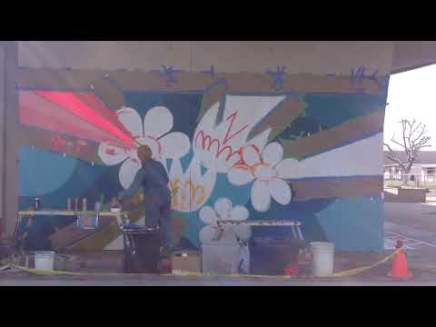 Juarez Elementary School Mural Time-Lapse