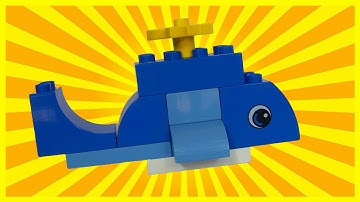 DIY Learn How to Make a Whale using Lego Duplo bricks