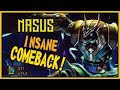 INCREDIBLE COMEBACK!! | NASUS Vs. POPPY | Top Lane | v11.3