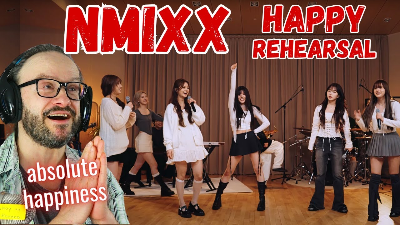 on a different level!! NMIXX(엔믹스) REHEARSAL HAPPY reaction