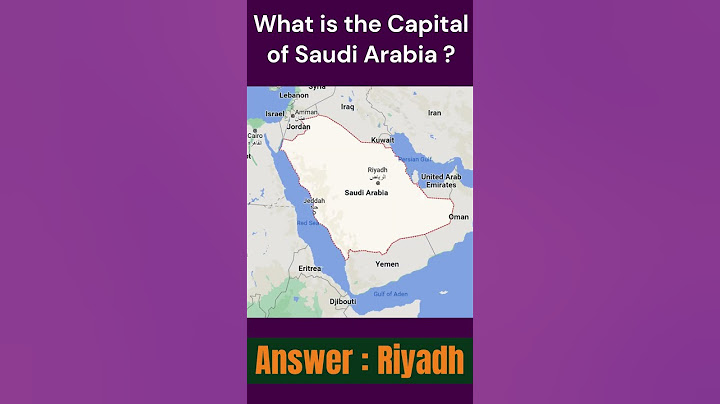 What is the Capital of Saudi Arabia  | Country and Capital | @pradhanseducation
