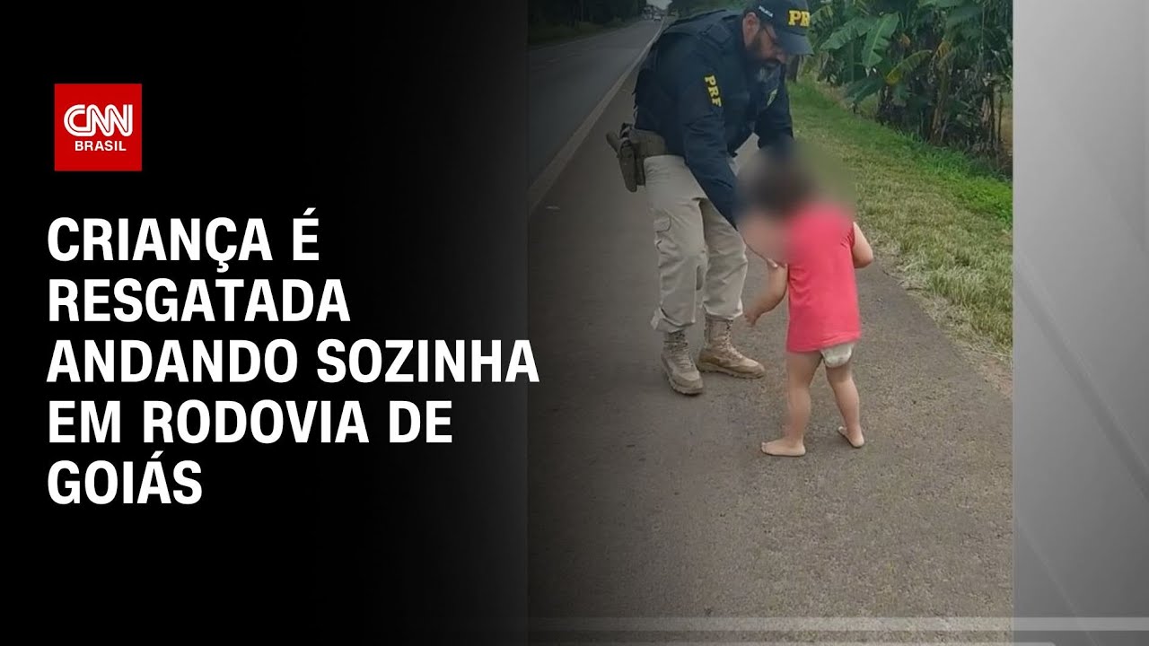 Criança é resgatada andando sozinha em rodovia de Goiás | CNN NOVO DIA