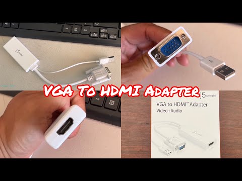 КАК ПОДКЛЮЧИТЬ VGA (старый компьютер) к HDMI (новый HDTV-дисплей), ВОТ АДАПТЕР, КОТОРЫЙ ВАМ ПОНАД...