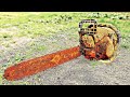 Restoration Abandoned Rusty Gasoline ChainSaw