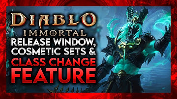 Diablo Immortal - Release Date, Cosmetic Sets, and Class Change Feature Explained!!
