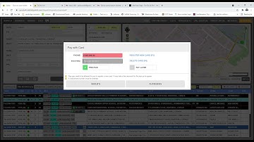Taking a card payment on icabbi