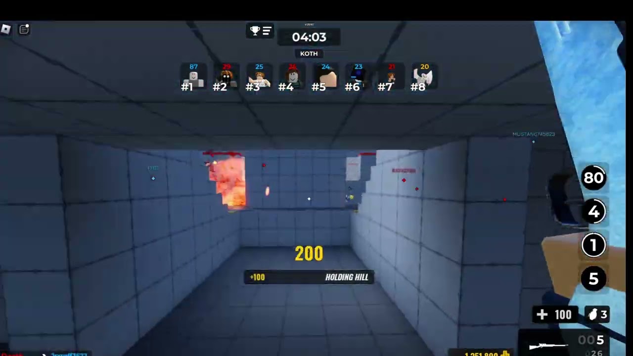 Getting my 1000 kill in GunFight Arena